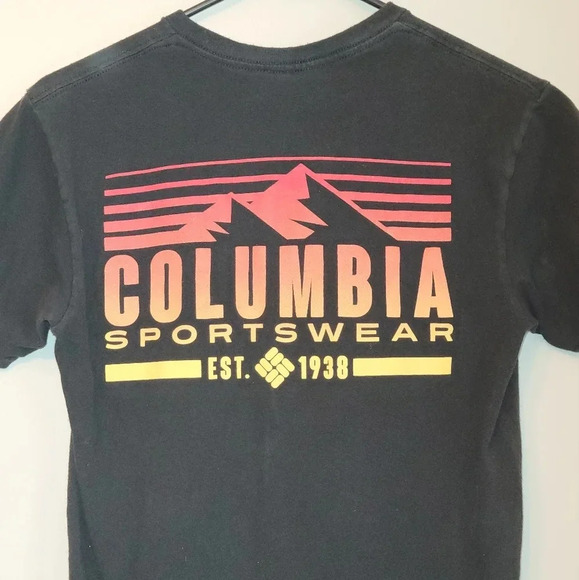 **4/$20 TEES**Columbia Sportswear Tee men's small hiking mountain view LOT F4 - Picture 4 of 6